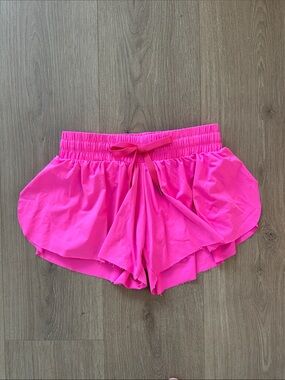 Amazon Girls Hot Pink Elastic Waist Drawstring Shorts